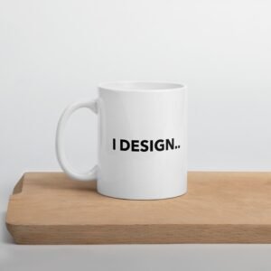 Shields Era I-Design White glossy mug